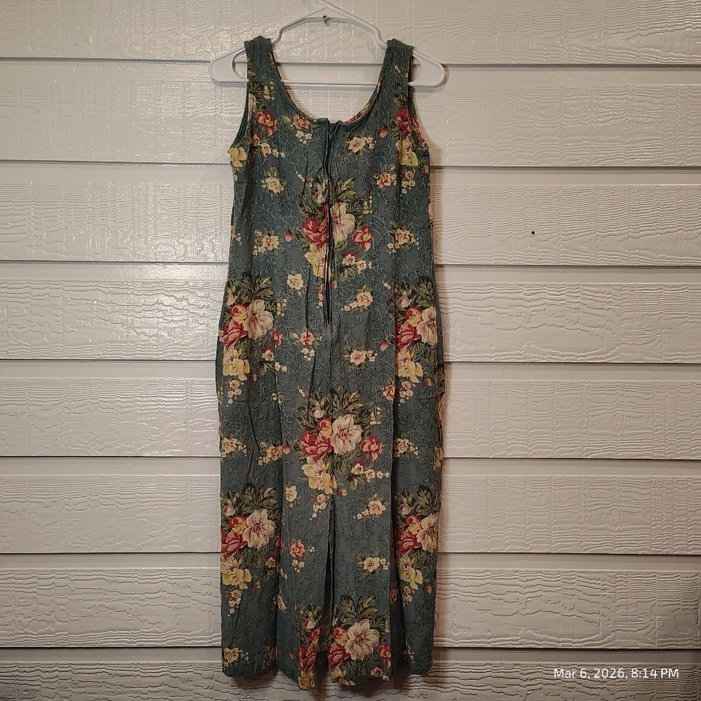 K Studio Two Piece Dress Set Floral Cottage Core Women’s Size 8 VINTAGE - Picture 9 of 9